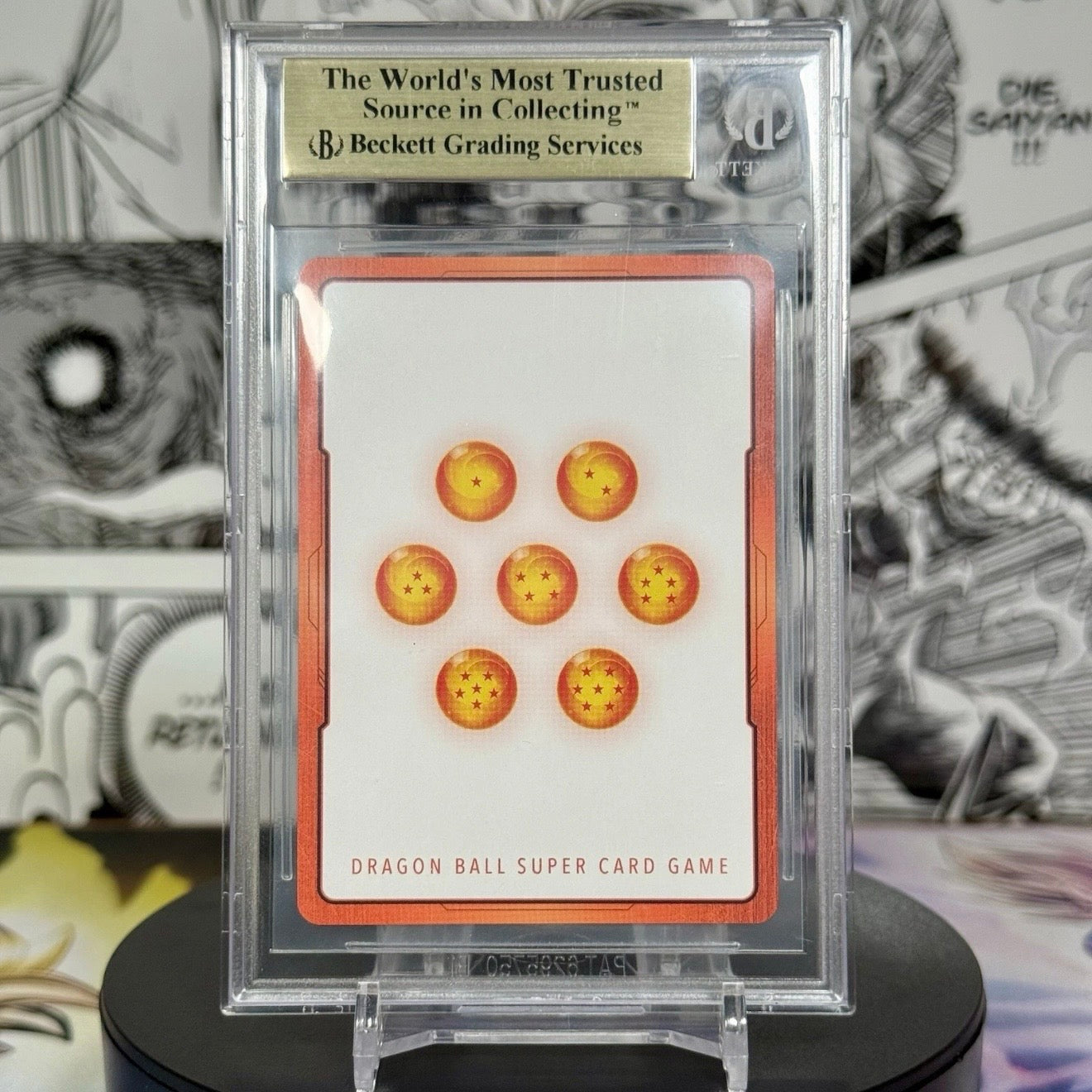Dragon Ball Super Fusion World 2nd Anniversary SS4 Gogeta Gold Energy Marker BGS 10 Slab