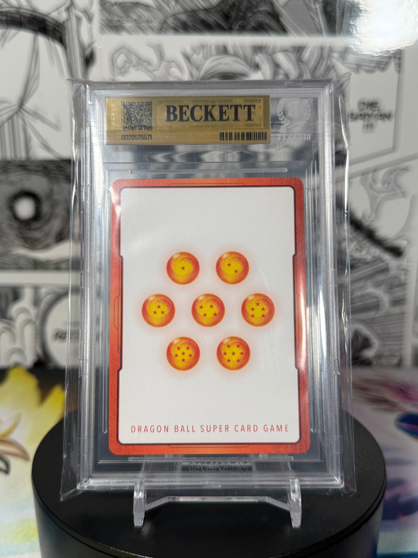 Dragon Ball Super Fusion World 2nd Anniversary Son Gohan Gold Alt Art Energy Marker BGS 9.5 Slab #0020525571