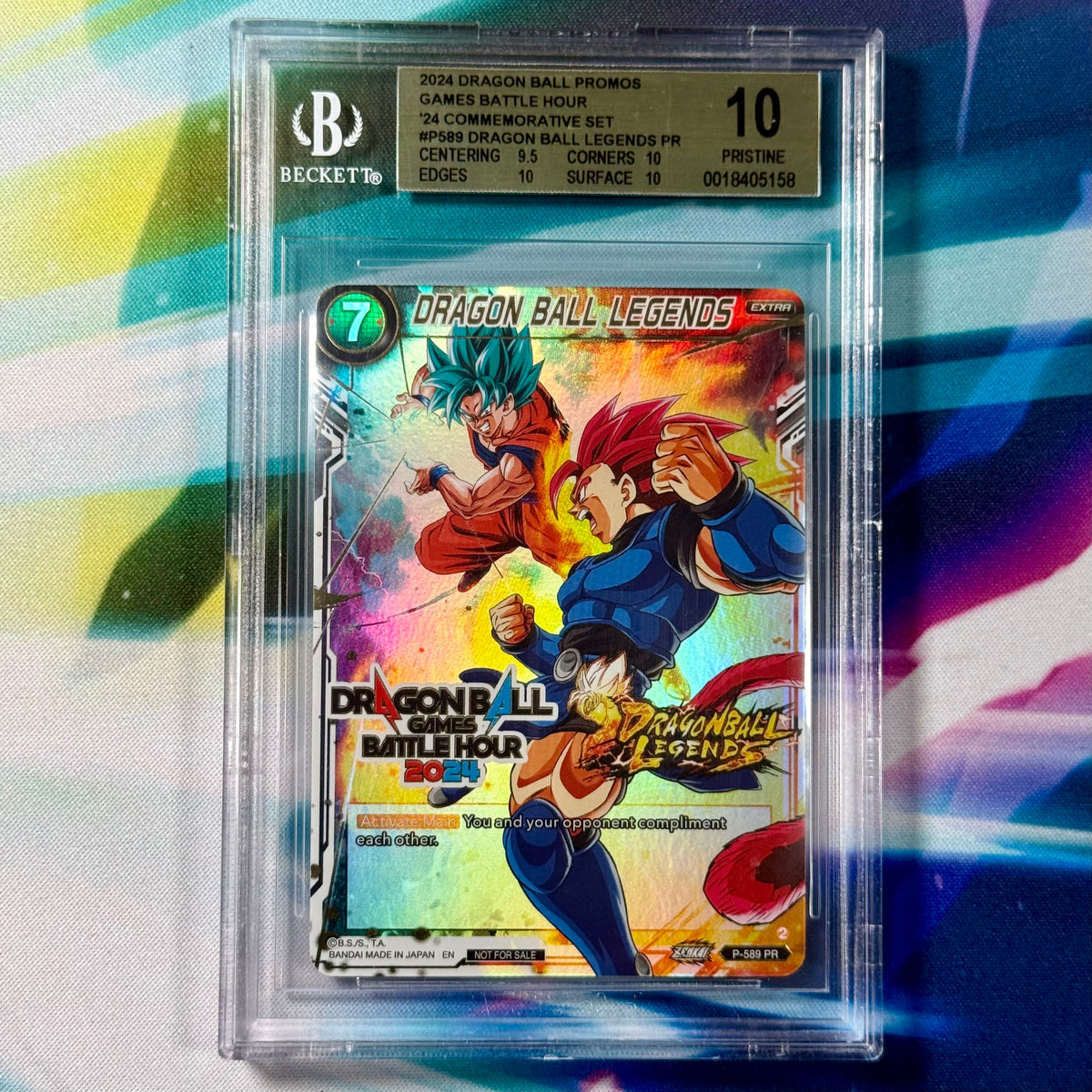 Dragon Ball Super Masters 2024 Battle Hour Dragon Ball Legends Promo BGS 10 Slab