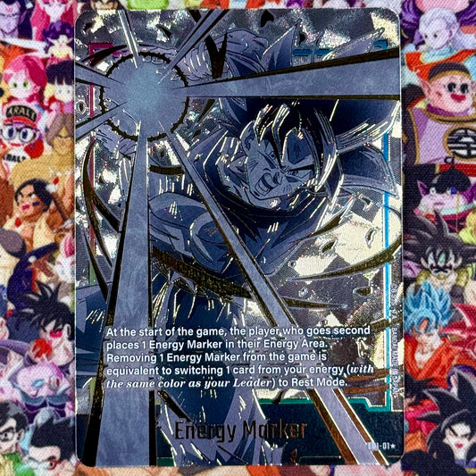 Dragon Ball Super Fusion World Son Goku Gold Foil Energy Marker