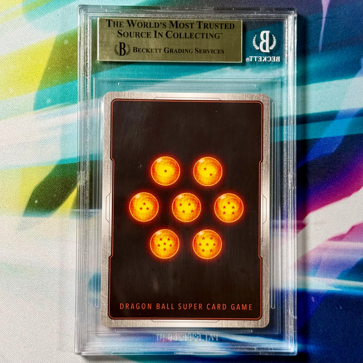 Dragon Ball Super Masters Prismatic Clash Beerus, Incarnation of Destruction Secret Rare BGS 10 Slab