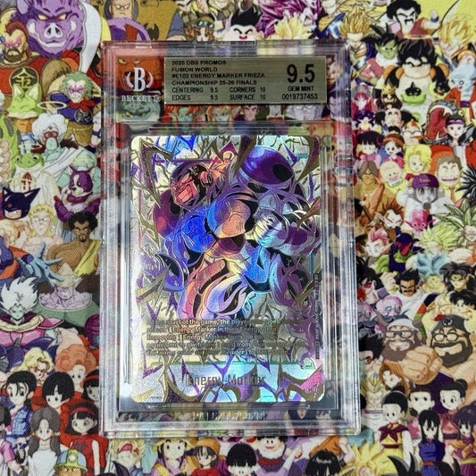 Dragon Ball Super Fusion World Championship Finals Frieza Energy Marker 9.5 Slab