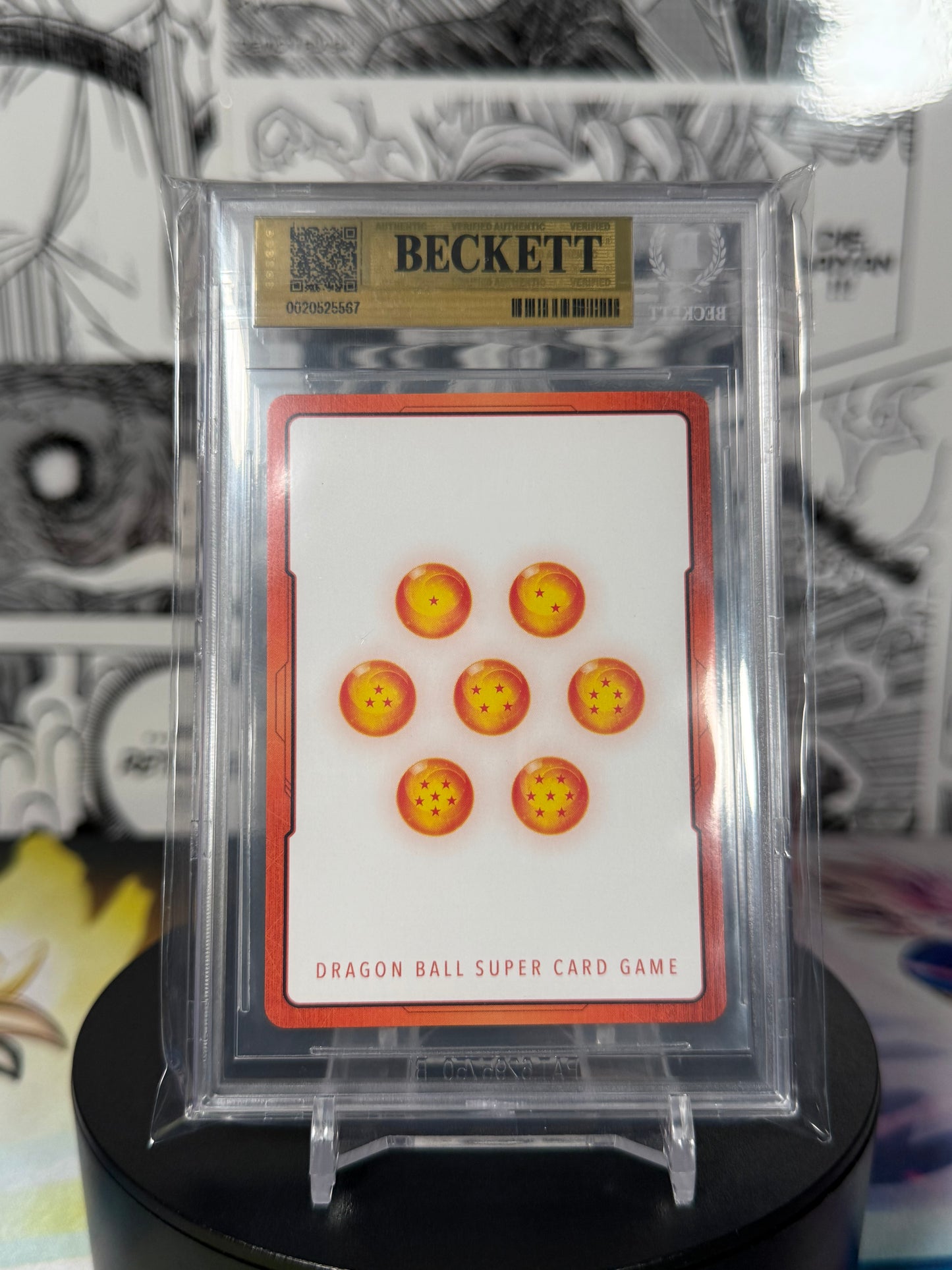 Dragon Ball Super Fusion World 2nd Anniversary Gogeta Gold Alt Art Energy Marker BGS 9.5 Slab #0020525567