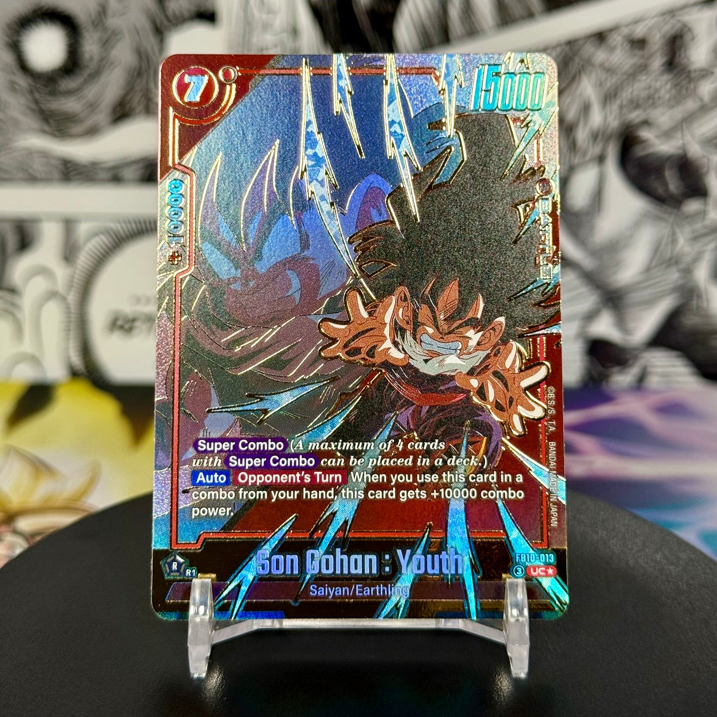 Dragon Ball Super Fusion World FB10 Son Gohan: Youth Super-Combo Alt Art