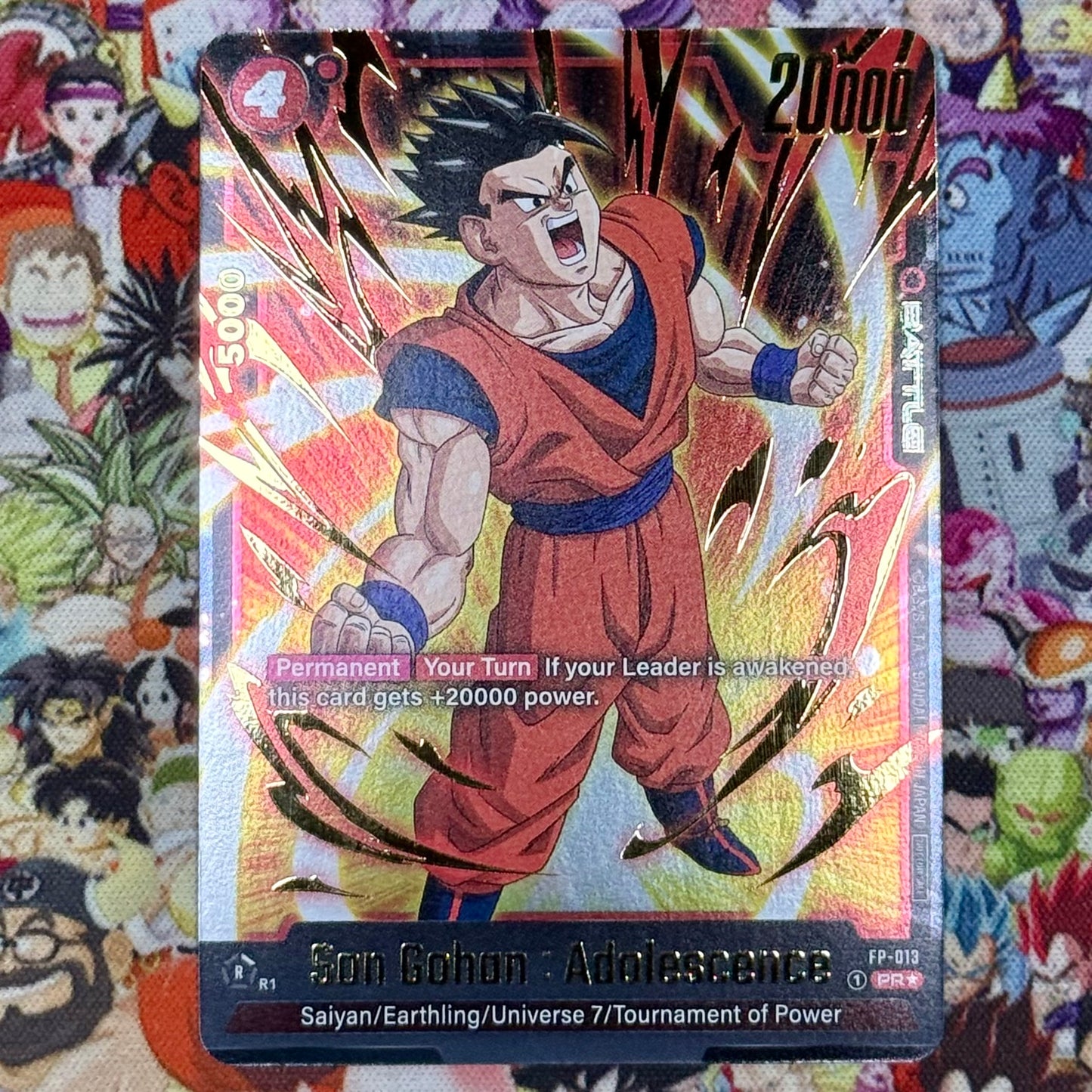 Dragon Ball Super Fusion World Release Event Winner Gohan Prize Card