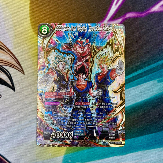 Dragon Ball Super Masters BT31 SSB Kaio-Ken Vegito, True God Power Secret Rare