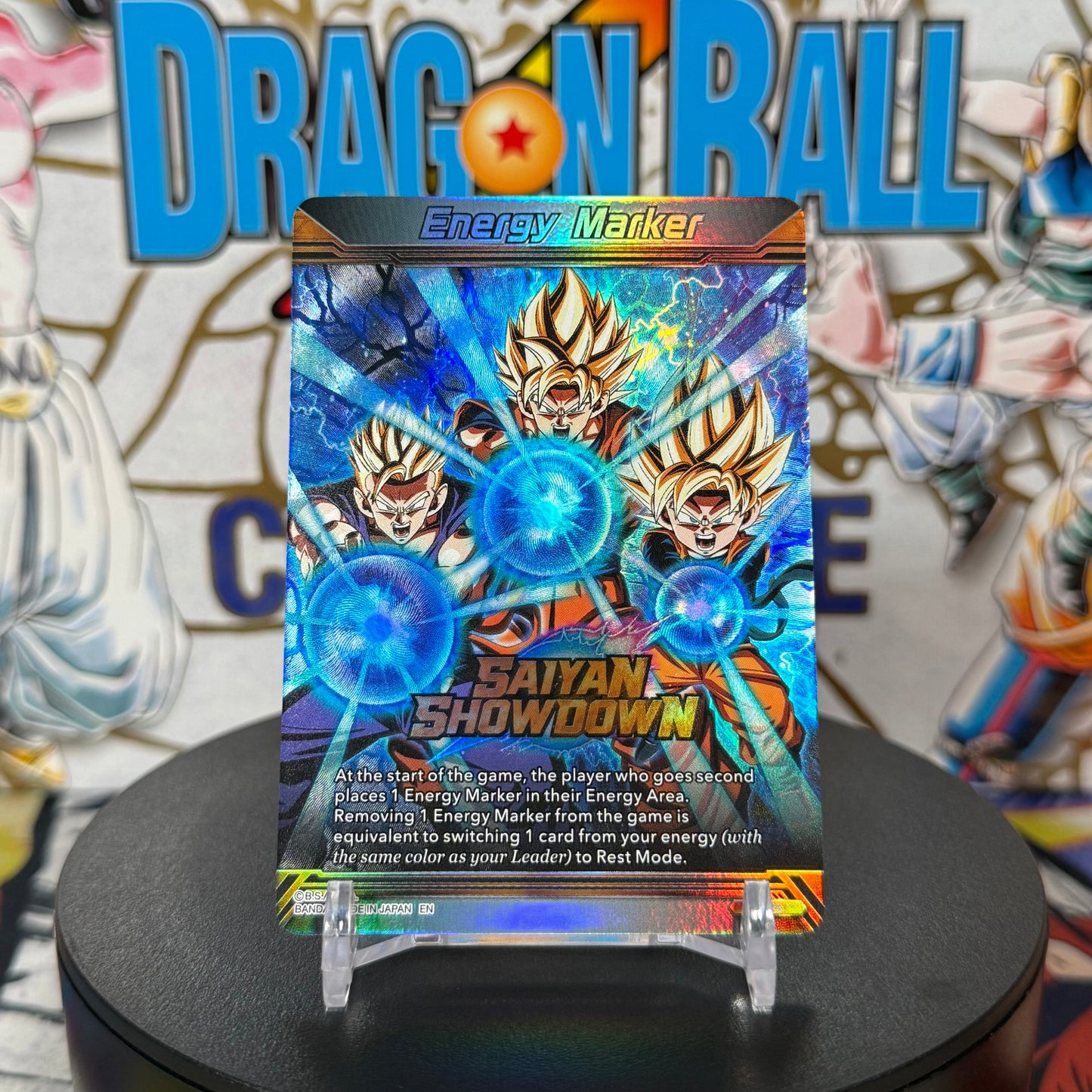 Dragon Ball Super Masters Saiyan Showdown Silver Foil Energy Marker