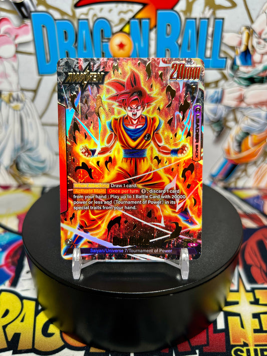 Dragon Ball Super Fusion World Son Goku Alt Art Leader Back