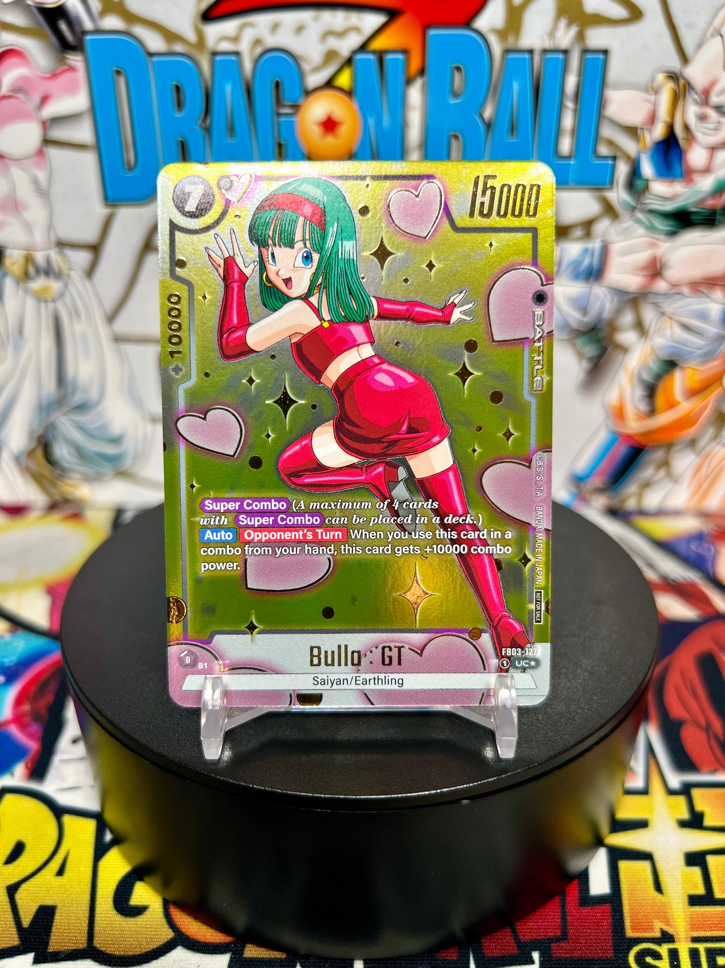 Dragon Ball Super Fusion World Bulla: GT Championship Pack Gold Stamp